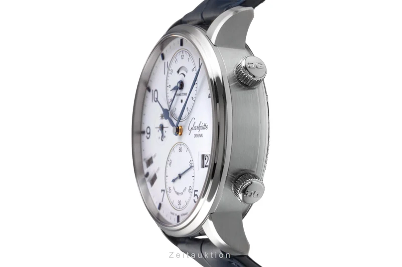Glashütte Senator steel automatic men's watch 1-89-02-03-02-30 LP: 23700EUR [2505504]