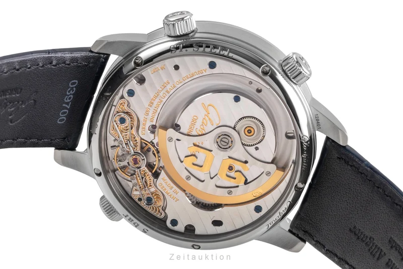 Glashütte Senator steel automatic men's watch 1-89-02-03-02-30 LP: 23700EUR [2505504]