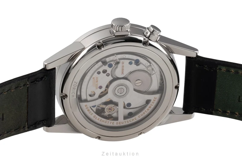 Nomos Zürich Weltzeituhr steel automatic men's watch 805 LP: 4820EUR [2505344]