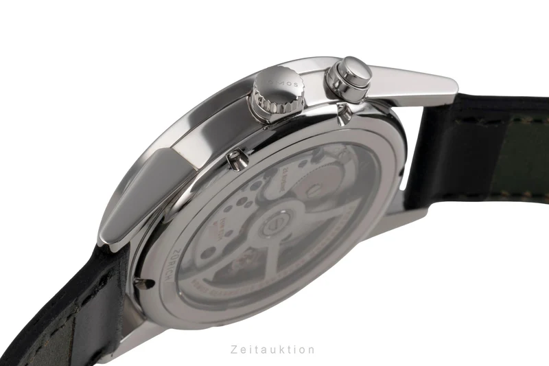 Nomos Zürich Weltzeituhr steel automatic men's watch 805 LP: 4820EUR [2505344]
