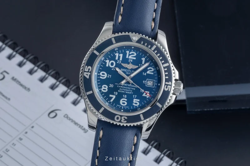 Breitling Superocean steel automatic men's watch A17365 LP: 5350EUR [2504973]
