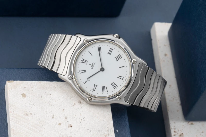 Ebel Classic Wave steel quartz unisex 981903 Vintage [2504823]