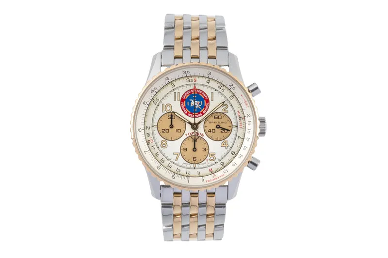 Breitling Navitimer chronograph steel / gold automatic men's watch D30022 Limited [2504574]