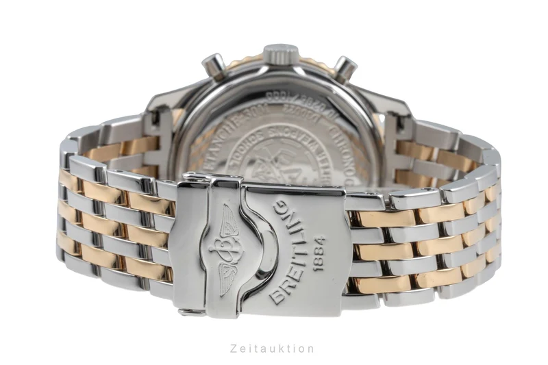Breitling Navitimer chronograph steel / gold automatic men's watch D30022 Limited [2504574]