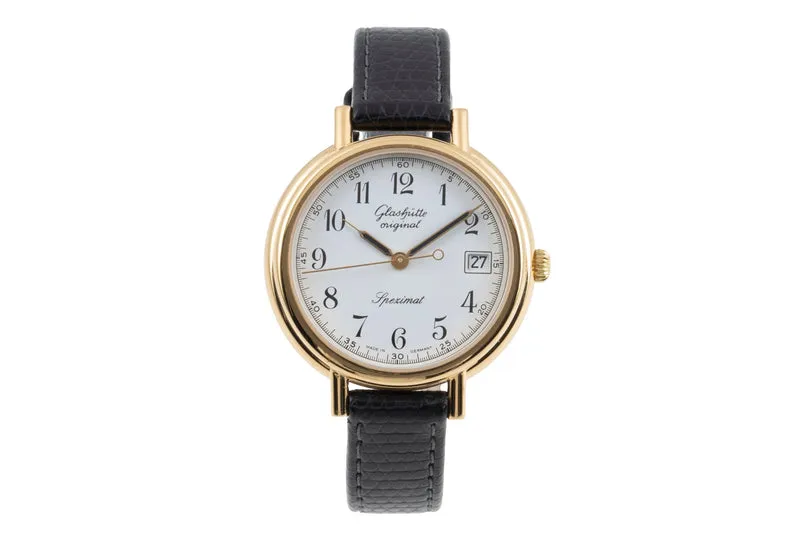 Glashütte Spezimat gilt-brass automatic men's watch 1-10-31-27-13-09 [2504693]