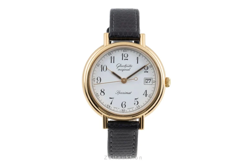 Glashütte Spezimat gilt-brass automatic men's watch 1-10-31-27-13-09 [2504693]