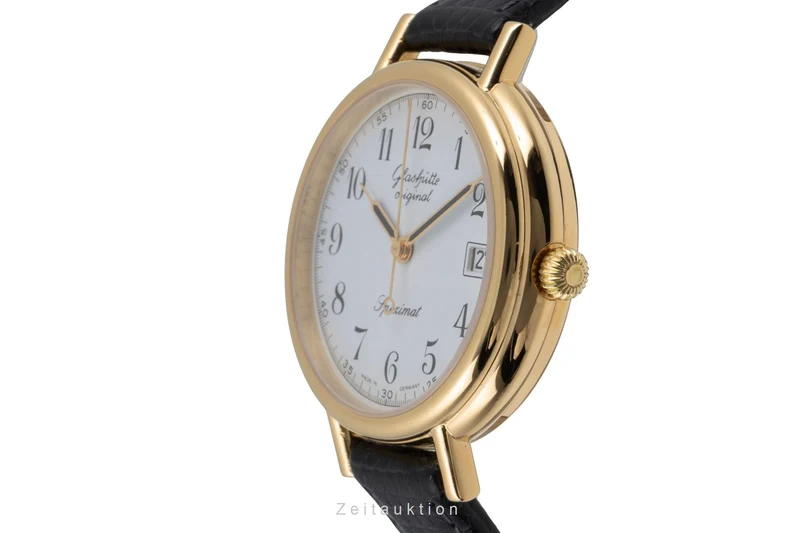 Glashütte Spezimat gilt-brass automatic men's watch 1-10-31-27-13-09 [2504693]