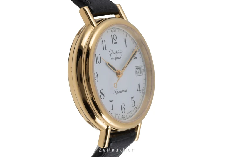 Glashütte Spezimat gilt-brass automatic men's watch 1-10-31-27-13-09 [2504693]