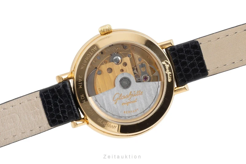 Glashütte Spezimat gilt-brass automatic men's watch 1-10-31-27-13-09 [2504693]