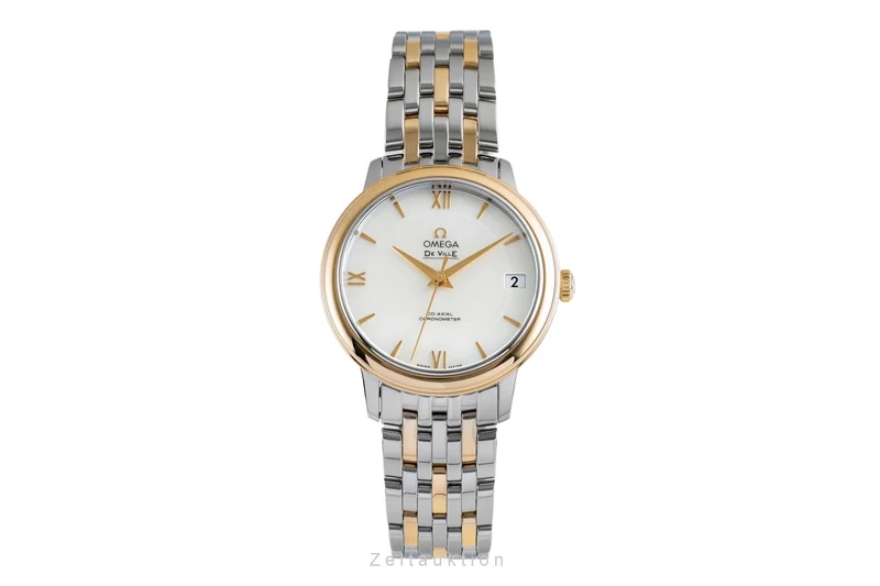 Omega De Ville steel / gold automatic women's watch 424.20.33.20.05.001 LP: 6700EUR [2504615]