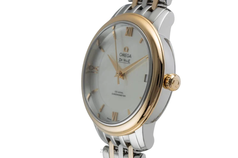 Omega De Ville steel / gold automatic women's watch 424.20.33.20.05.001 LP: 6700EUR [2504615]