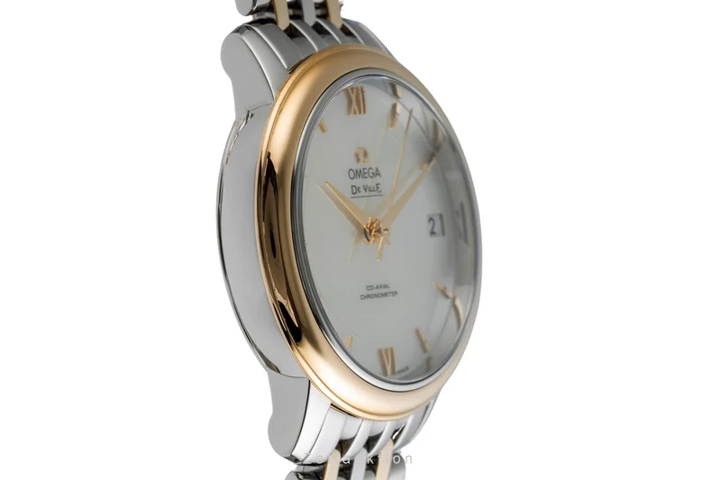 Omega De Ville steel / gold automatic women's watch 424.20.33.20.05.001 LP: 6700EUR [2504615]