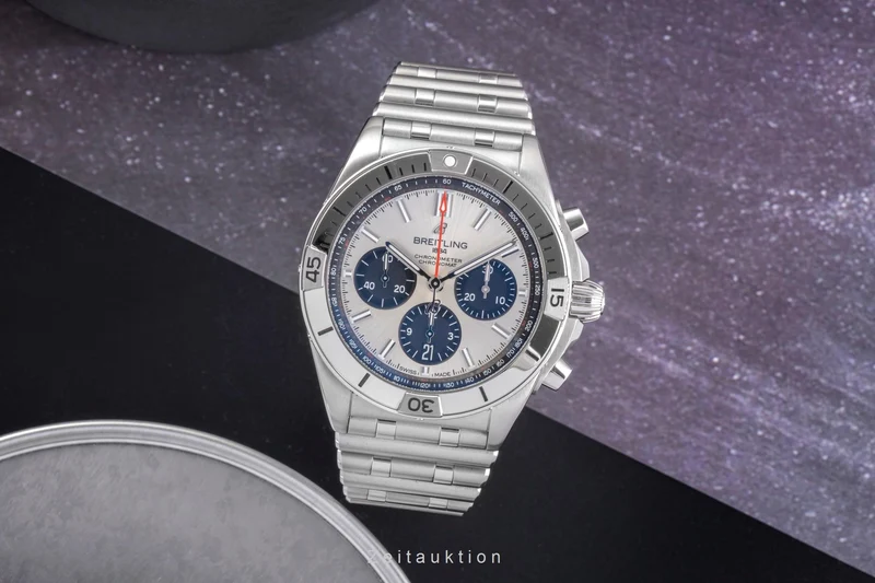 Breitling Chronomat chronograph steel automatic men's watch AB0134 LP: 9200EUR [2505434]