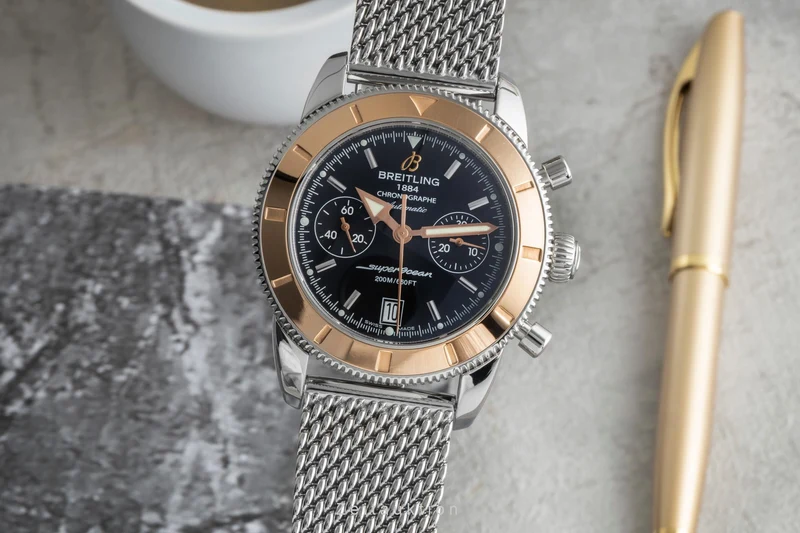 Breitling Superocean Chronograph chronograph steel / gold automatic men's watch U23370 [2505602]