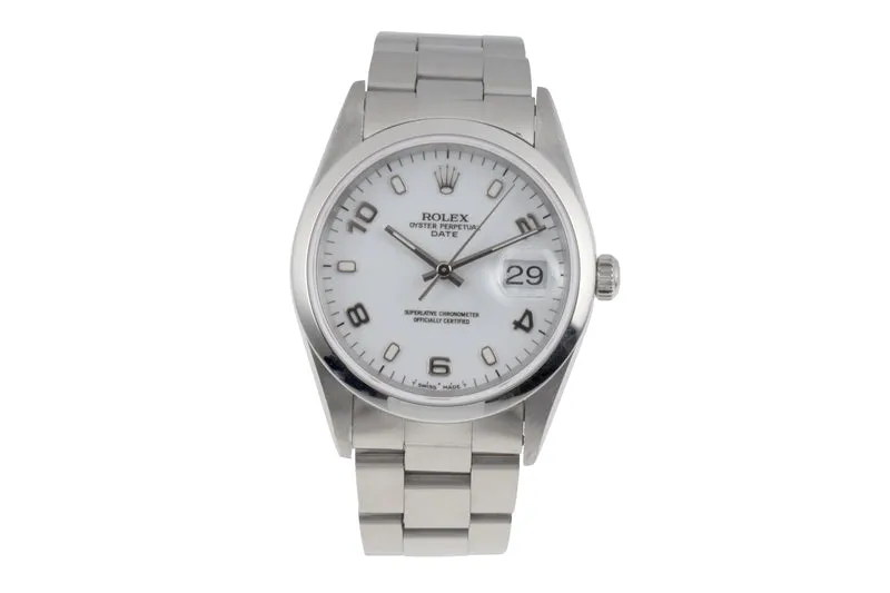 Rolex Date steel automatic men's watch 15200 [2505225]