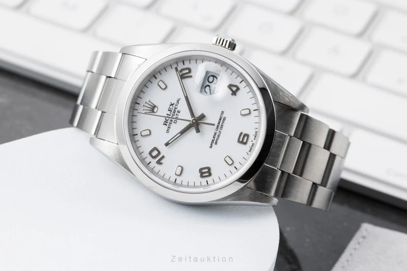 Rolex Date steel automatic men's watch 15200 [2505225]