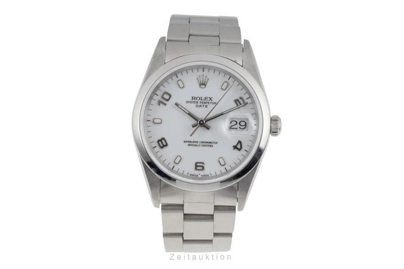 Rolex Date steel automatic men's watch 15200 [2505225]