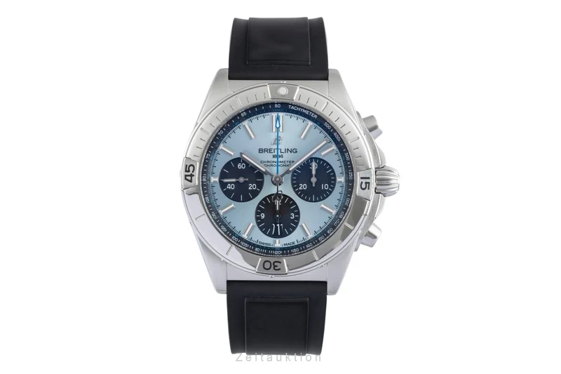 Breitling Chronomat chronograph steel / platinium automatic men's watch PB0134 LP: 11400EUR [2505491]