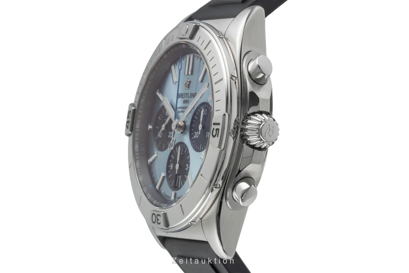Breitling Chronomat chronograph steel / platinium automatic men's watch PB0134 LP: 11400EUR [2505491]