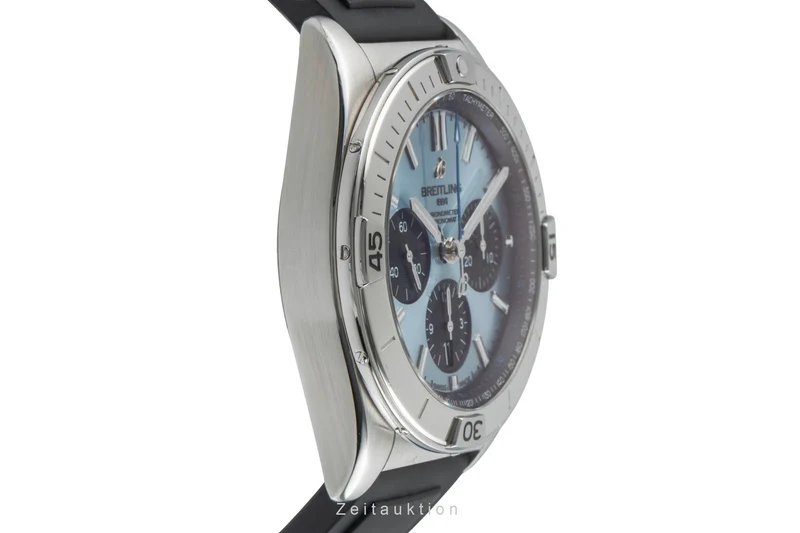 Breitling Chronomat chronograph steel / platinium automatic men's watch PB0134 LP: 11400EUR [2505491]