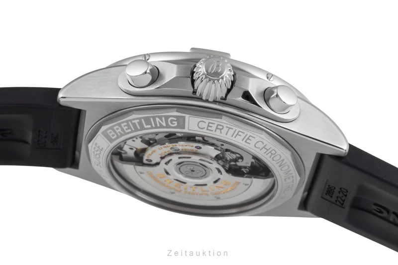 Breitling Chronomat chronograph steel / platinium automatic men's watch PB0134 LP: 11400EUR [2505491]