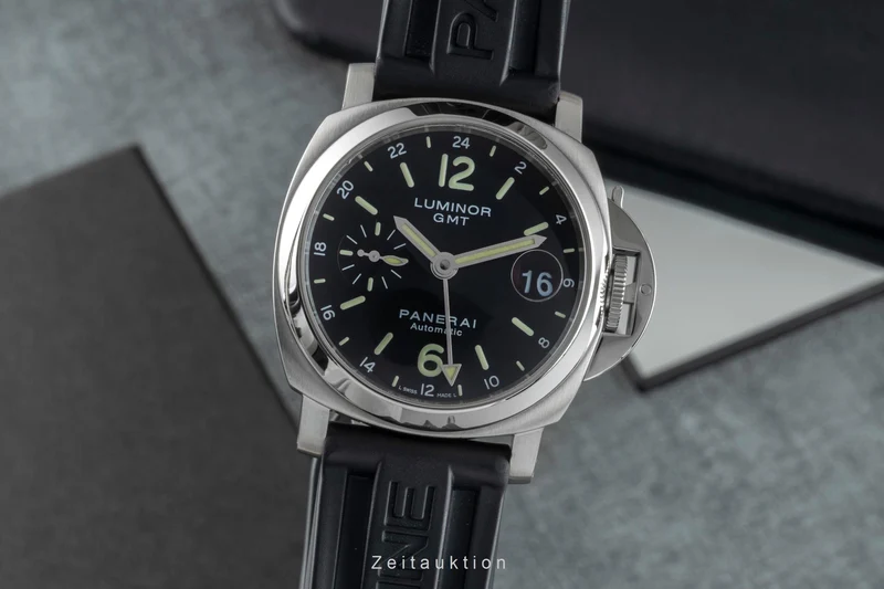 Panerai Luminor GMT steel automatic men's watch PAM00244 [2505030]
