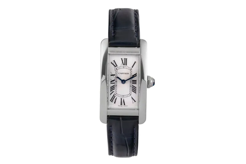 Cartier Tank Américaine steel quartz women's watch WSTA0043 LP: 4300EUR [2505445]