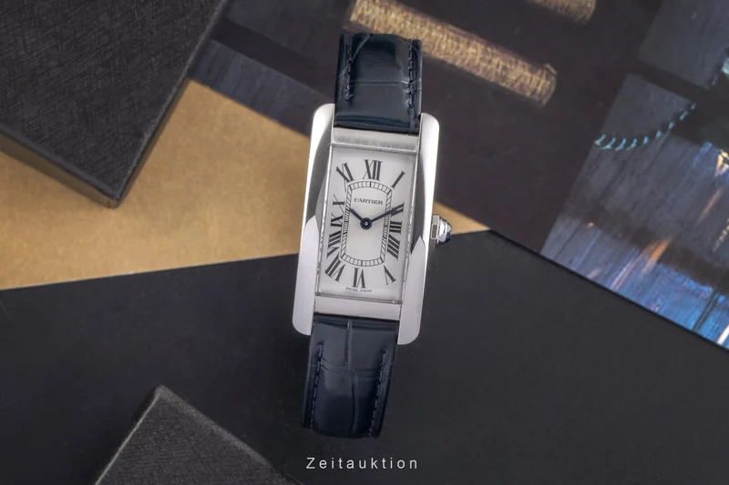 Cartier Tank Américaine steel quartz women's watch WSTA0043 LP: 4300EUR [2505445]