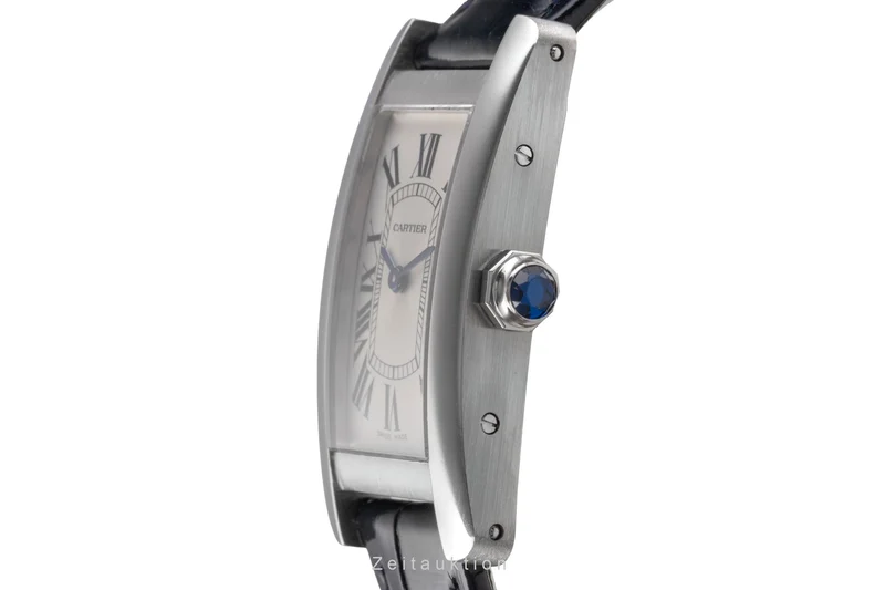 Cartier Tank Américaine steel quartz women's watch WSTA0043 LP: 4300EUR [2505445]