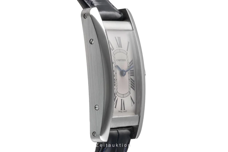 Cartier Tank Américaine steel quartz women's watch WSTA0043 LP: 4300EUR [2505445]
