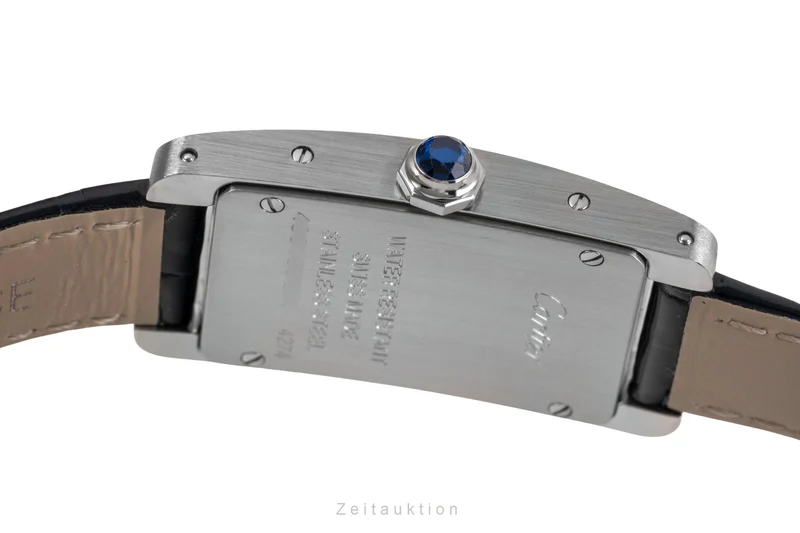 Cartier Tank Américaine steel quartz women's watch WSTA0043 LP: 4300EUR [2505445]
