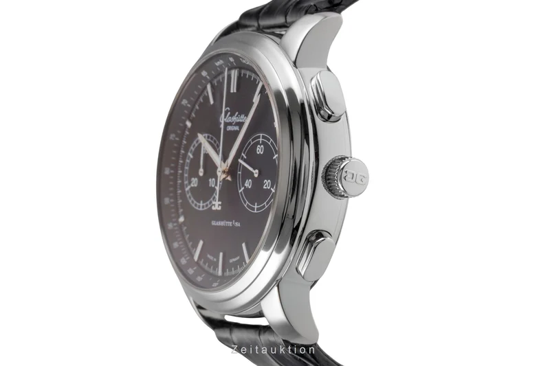 Glashütte Senator chronograph steel automatic men's watch 1-39-34-20-42-04 [2505388]