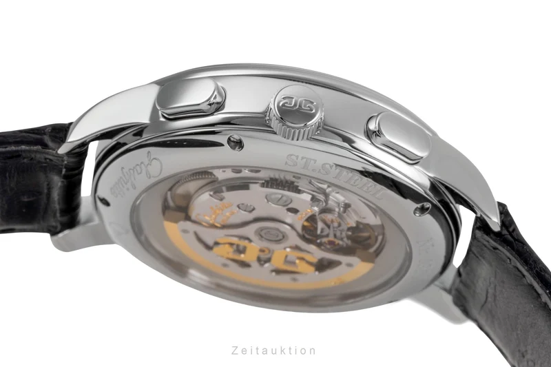 Glashütte Senator chronograph steel automatic men's watch 1-39-34-20-42-04 [2505388]
