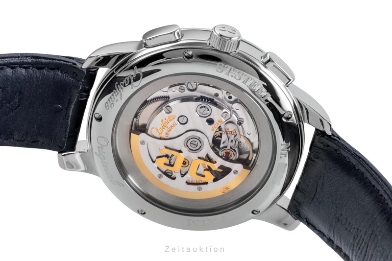 Glashütte Senator chronograph steel automatic men's watch 1-39-34-20-42-04 [2505388]