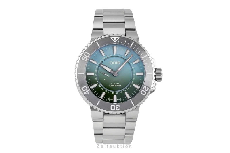 Oris Aquis Date steel automatic men's watch 01 743 7734 4197 LP: 2900EUR Limited [2505217]