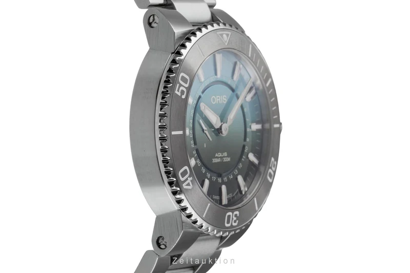 Oris Aquis Date steel automatic men's watch 01 743 7734 4197 LP: 2900EUR Limited [2505217]
