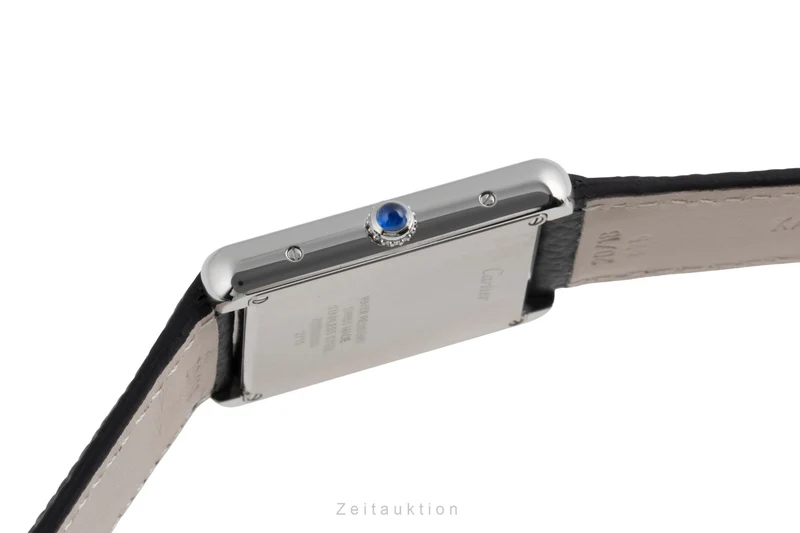 Cartier Tank steel quartz men's watch W1018355 [2504131]