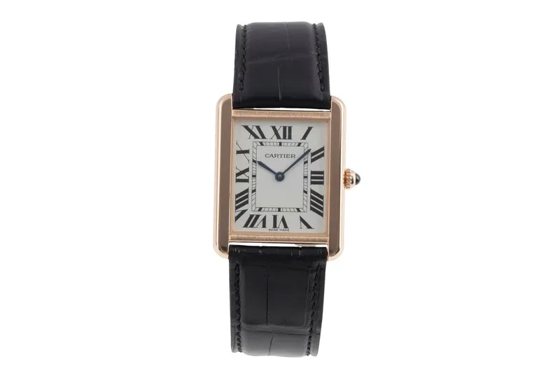 Cartier Tank 18 ct gold quartz men's watch W5200025 [2504848]