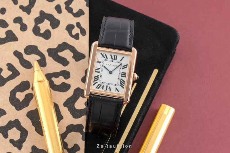 Cartier Tank 18 ct gold quartz men's watch W5200025 [2504848]