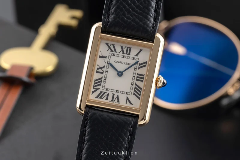 Cartier Tank 18 ct gold quartz women's watch W5200002, 3168 [2504800]