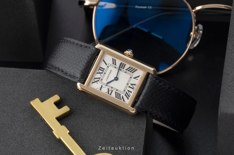 Cartier Tank 18 ct gold quartz women's watch W5200002, 3168 [2504800]