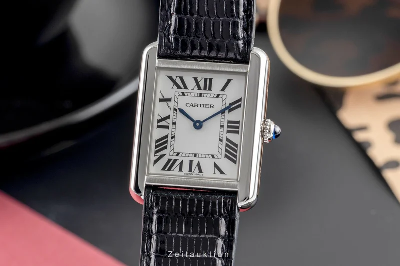 Cartier Tank steel quartz women's watch W5200005, 3170 [2504601]