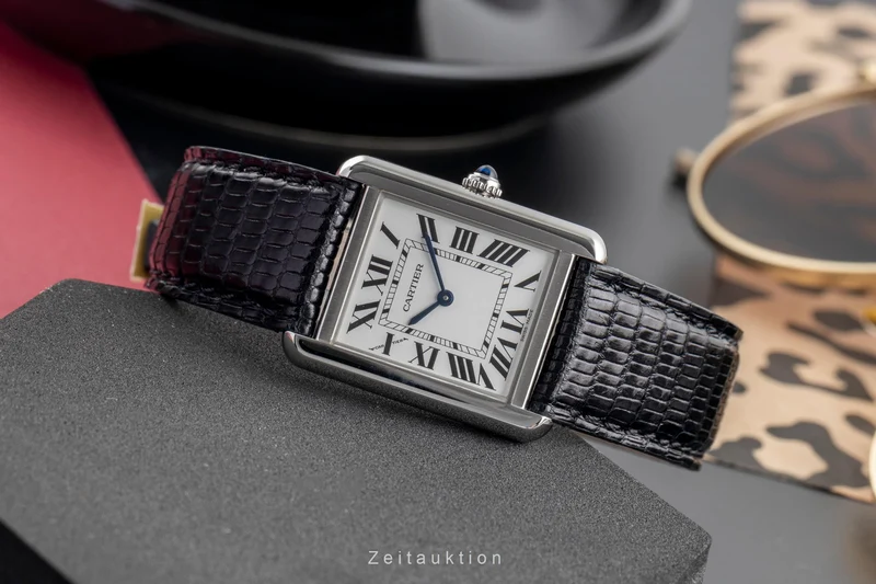 Cartier Tank steel quartz women's watch W5200005, 3170 [2504601]
