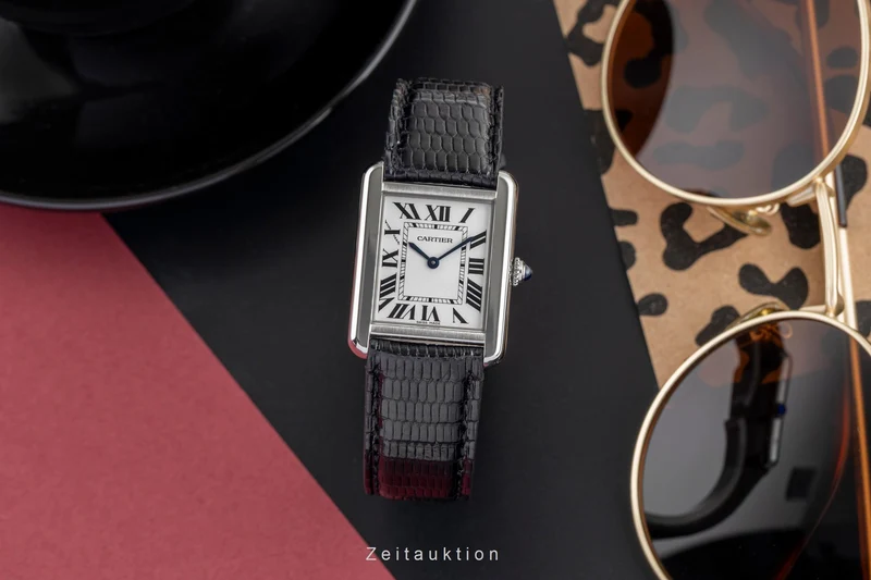 Cartier Tank steel quartz women's watch W5200005, 3170 [2504601]