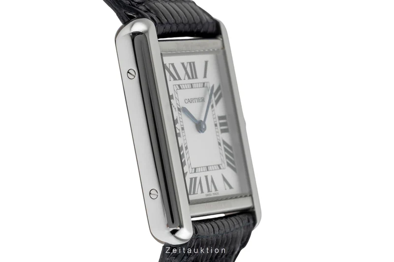 Cartier Tank steel quartz women's watch W5200005, 3170 [2504601]