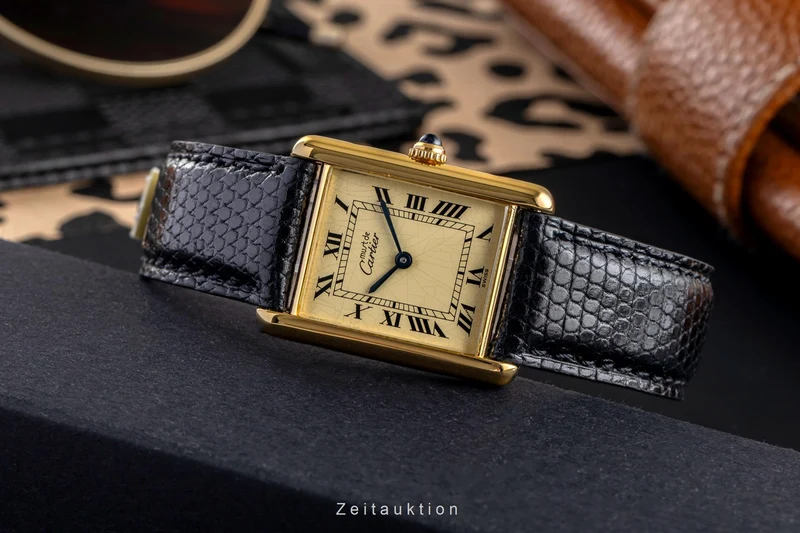 Cartier Tank silver-gilt quartz unisex 681006, 83918253 [2504760]