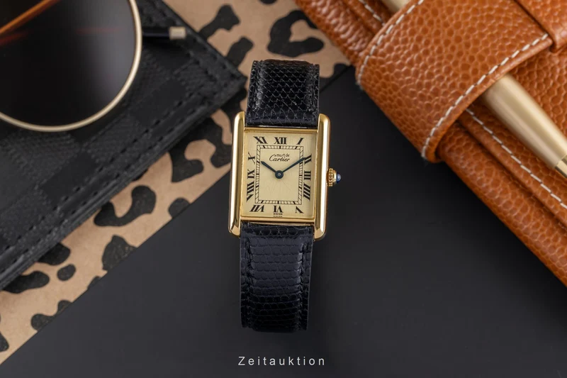 Cartier Tank silver-gilt quartz unisex 681006, 83918253 [2504760]