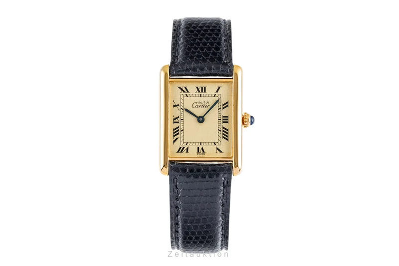 Cartier Tank silver-gilt quartz unisex 681006, 83918253 [2504760]