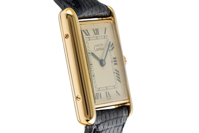 Cartier Tank silver-gilt quartz unisex 681006, 83918253 [2504760]