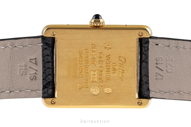 Cartier Tank silver-gilt quartz unisex 681006, 83918253 [2504760]